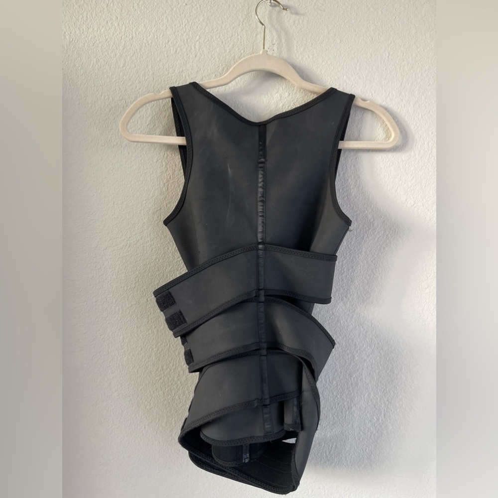 She’s Waisted Lux Latex Triple Belted Vest Trainer - Picture 3 of 6